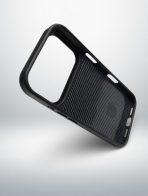 Carbon Fibre Texture Protective Cover for iPhone 17 Pro, with Magnetic Ring Kickstand, Slim Profile, Drop Protection - Image 3