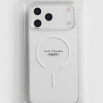 Clear Magnetic Case compatible with iPhone 17 Pro Max, Transparent Cover with Safe Ring
