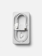 USB-C to USB-C Braided Fast Charging Cable, 60W, 1M, compatible with iPhone 16 Pro Max, White - Image 2