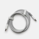 FAST DATA CABLE  C TO C (1.M) Braided Charging Cable 1m 60W USB-C - 3A Fast Charge