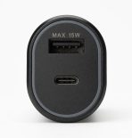 Car Charger 15W Car Adapter,  Fast 15W, Compatibility Universal