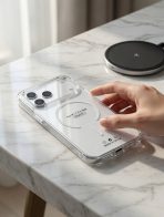 I PHONE 17 PRO MAX Clear Magnetic Case compatible, Transparent Cover with Safe Ring - Image 2