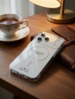 I PHONE 17 PRO MAX Clear Magnetic Case compatible, Transparent Cover with Safe Ring
