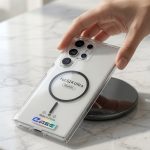 S24 ULTRA Clear Magnetic Case compatible, Transparent Cover with Safe Ring
