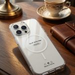 I PHONE 16 PRO MAX Clear Magnetic Case compatible, Transparent Cover with Safe Ring